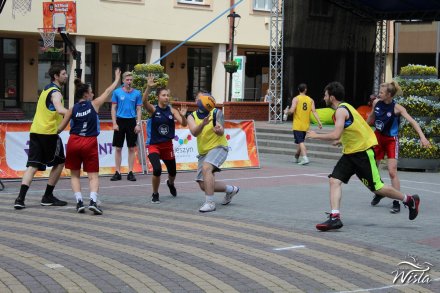 Fragment meczu Pikniku Streetballa